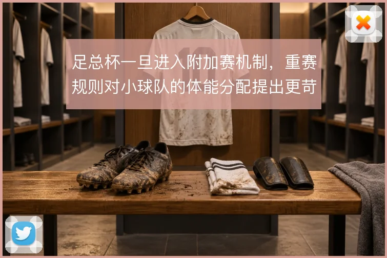 足总杯一旦进入附加赛机制，重赛规则对小球队的体能分配提出更苛刻的条件